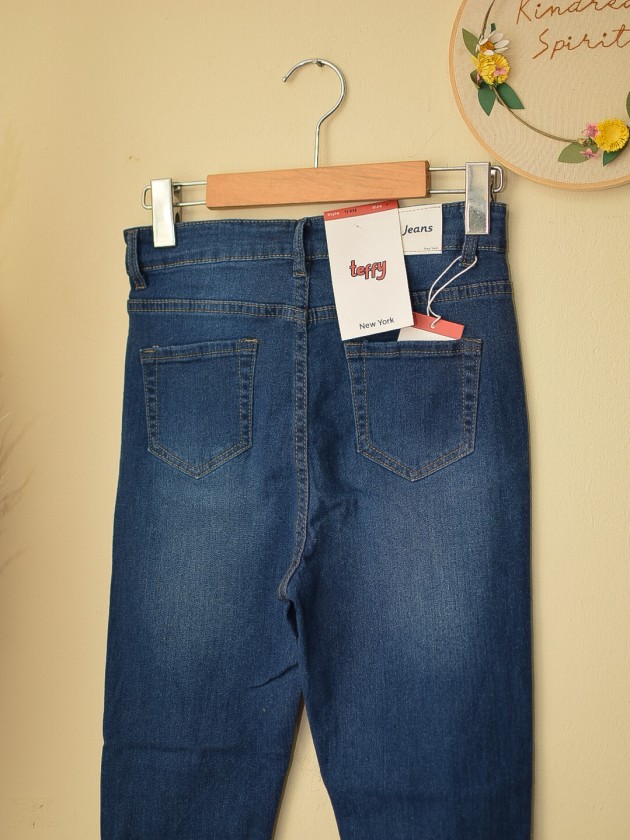 Jeans Skinny Liso 